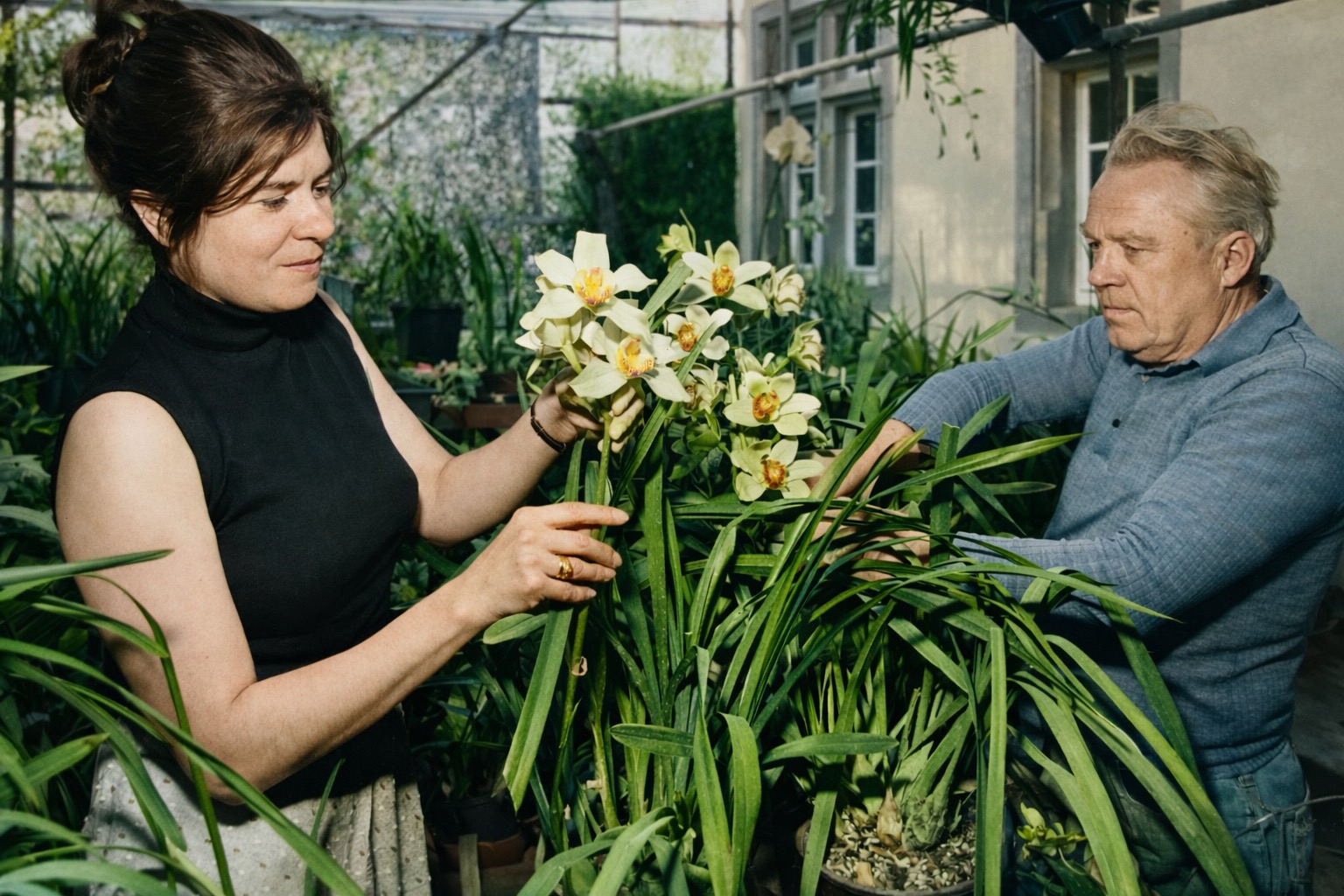Gewächshaus · Orchideenkultur